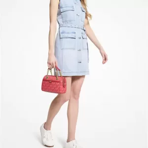 tas selempang wanita Michael Kors Blaire Extra-Small Logo Satchel