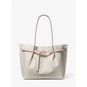 MIchael Kors Emilia Large Logo Tote Bag Powder Blush Multi