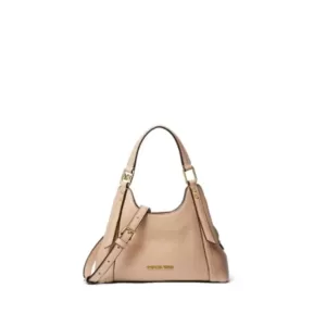 Michael Kors Arlo Small Pebbled Leather Crossbody Bag Buff