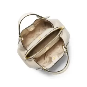 Michael Kors Arlo Small Pebbled Leather Crossbody Bag Light Cream