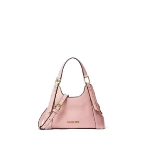 Michael Kors Arlo Small Pebbled Leather Crossbody Bag Powder Blush