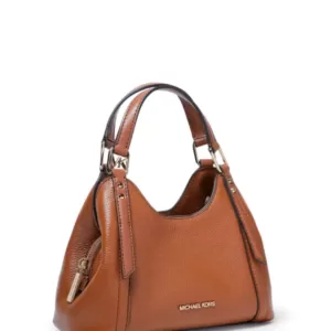 Michael Kors Arlo Small Pebbled Leather Crossbody Bag Luggage