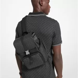 Michael Kors Cooper Logo Sling Pack Black