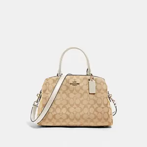 Coach Lillie Carryall Khaki Chalk