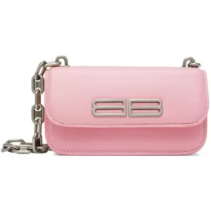 tas selempang wanita Balenciaga Gossip XS Crocodile Printed Leather Crossbody Bag