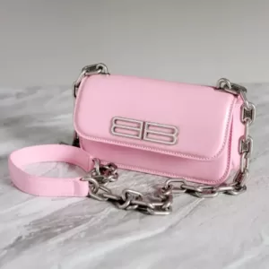 tas selempang wanita Balenciaga Gossip XS Crocodile Printed Leather Crossbody Bag