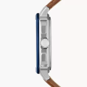 Fossil Multifunction Brown Leather Watch