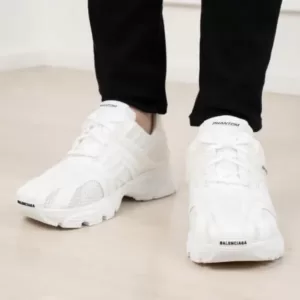 Phantom Sneakers Monocolor Fabric and Mesh White