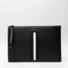 Bally Bollis Large Clutch Bag Black White