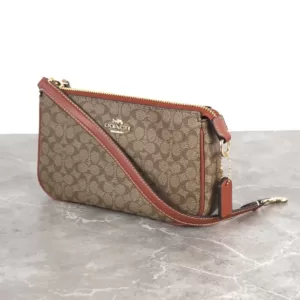 tas bahu kulit wanita Coach Nolita 19 In Colorblock Signature Canvas