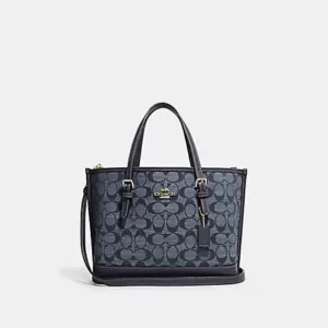 Mollie Tote 25 In Signature Chambray Denim Multi