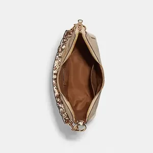 Coach Jules Hobo In Signature Canvas Light Khaki Ivory Multi