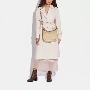 Coach Jules Hobo In Signature Canvas Light Khaki Ivory Multi