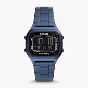 jam tangan pria Fossil Rye Retro Digital