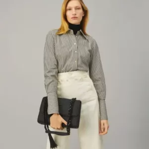 tas bahu wanita Tory Burch Small Kira Chevron Flap Shoulder Bag