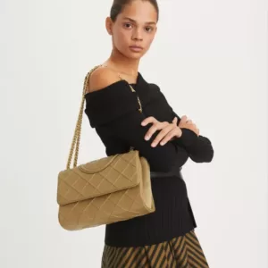tas kulit asli wanita Tory Burch Fleming Soft Convertible Shoulder Bag