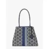 Spade Flower Jacquard Stripe Everything Large Tote Blue Multi