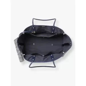 Spade Flower Jacquard Stripe Everything Large Tote Blue Multi