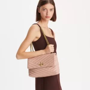 tas kulit wanita Kira Chevron Convertible Shoulder Bag