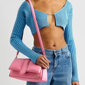 tas bahu wanita Jacquemus Le Bambimou Padded Leather Shoulder Bag