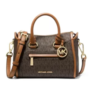 Michael Kors Carine Extra-Small Logo Satchel Brown