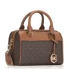 Michael-Kors-Travel-XS-Duffle-Crossbody-Brown