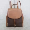 Michael Kors Phoebe Medium Backpack Drawstring School Bag Brown