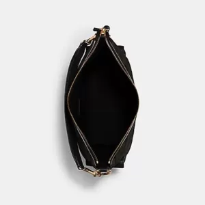 Coach Pennie Shoulder Bag In Signature Canvas Brown Black