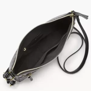 Fossil Farrah Crossbody Black Brown