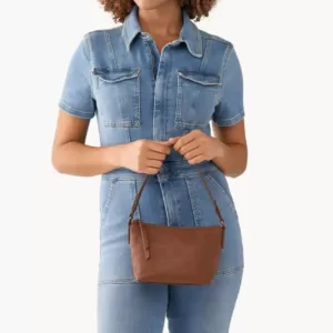 Fossil Julianna Mini Hobo Medium Brown