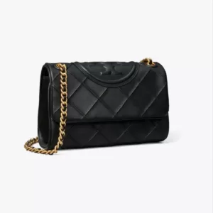 tas bahu wanita kulit asli Tory Burch Small Fleming Soft Convertible Shoulder Bag