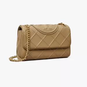 tas bahu wanita kulit asli Tory Burch Small Fleming Soft Convertible Shoulder Bag