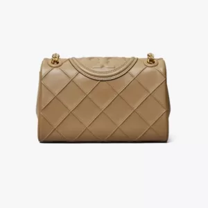 tas bahu wanita kulit asli Tory Burch Small Fleming Soft Convertible Shoulder Bag