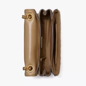 tas bahu wanita kulit asli Tory Burch Small Fleming Soft Convertible Shoulder Bag