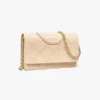 Dompet kulit wanita asli Tory Burch Fleming Soft Chain Wallet