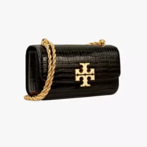 tas bahu wanita kulit asli Tory Burch Small Eleanor Rectangular Bag