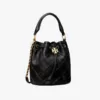 tas bahu wanita kulit asli Tory Burch Small Fleming Soft Bucket Bag