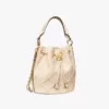 tas bahu wanita kulit asli Tory Burch Small Fleming Soft Bucket Bag