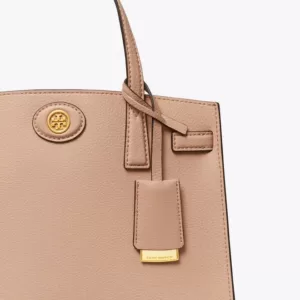 tas kulit wanita asli Tory Burch Small Robinson Satchel