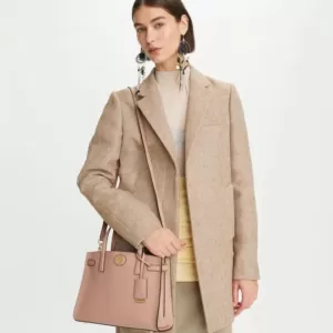 tas kulit wanita asli Tory Burch Small Robinson Satchel