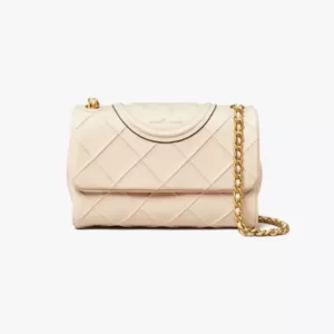 tas bahu wanita kulit asli Tory Burch Small Fleming Soft Convertible Shoulder Bag