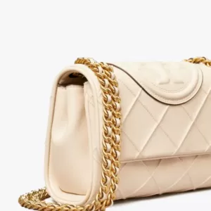 tas bahu wanita kulit asli Tory Burch Small Fleming Soft Convertible Shoulder Bag