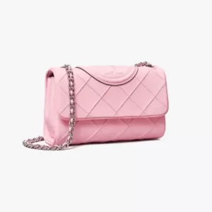 tas bahu wanita kulit asli Tory Burch Small Fleming Soft Convertible Shoulder Bag