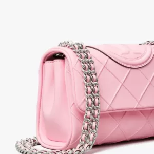 tas bahu wanita kulit asli Tory Burch Small Fleming Soft Convertible Shoulder Bag