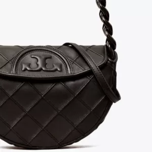 tas bahu wanita Tory Burch Mini Fleming Soft Crescent Bag