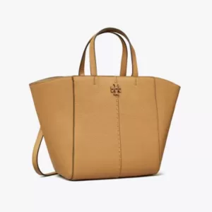 tas jinjing wanita kulit asli Tory Burch Mcgraw Carryall