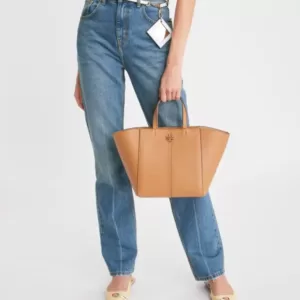 tas jinjing wanita kulit asli Tory Burch Mcgraw Carryall