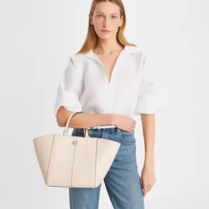 tas jinjing wanita kulit asli Tory Burch Mcgraw Carryall