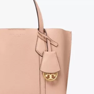tas jinjing wanita kulit asli Tory Burch Small Perry Triple-Compartment Tote Bag
