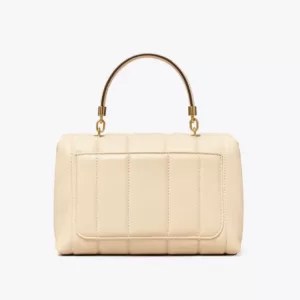 tas kulit asli wanita Tory Burch Small Kira Quilted Satchel